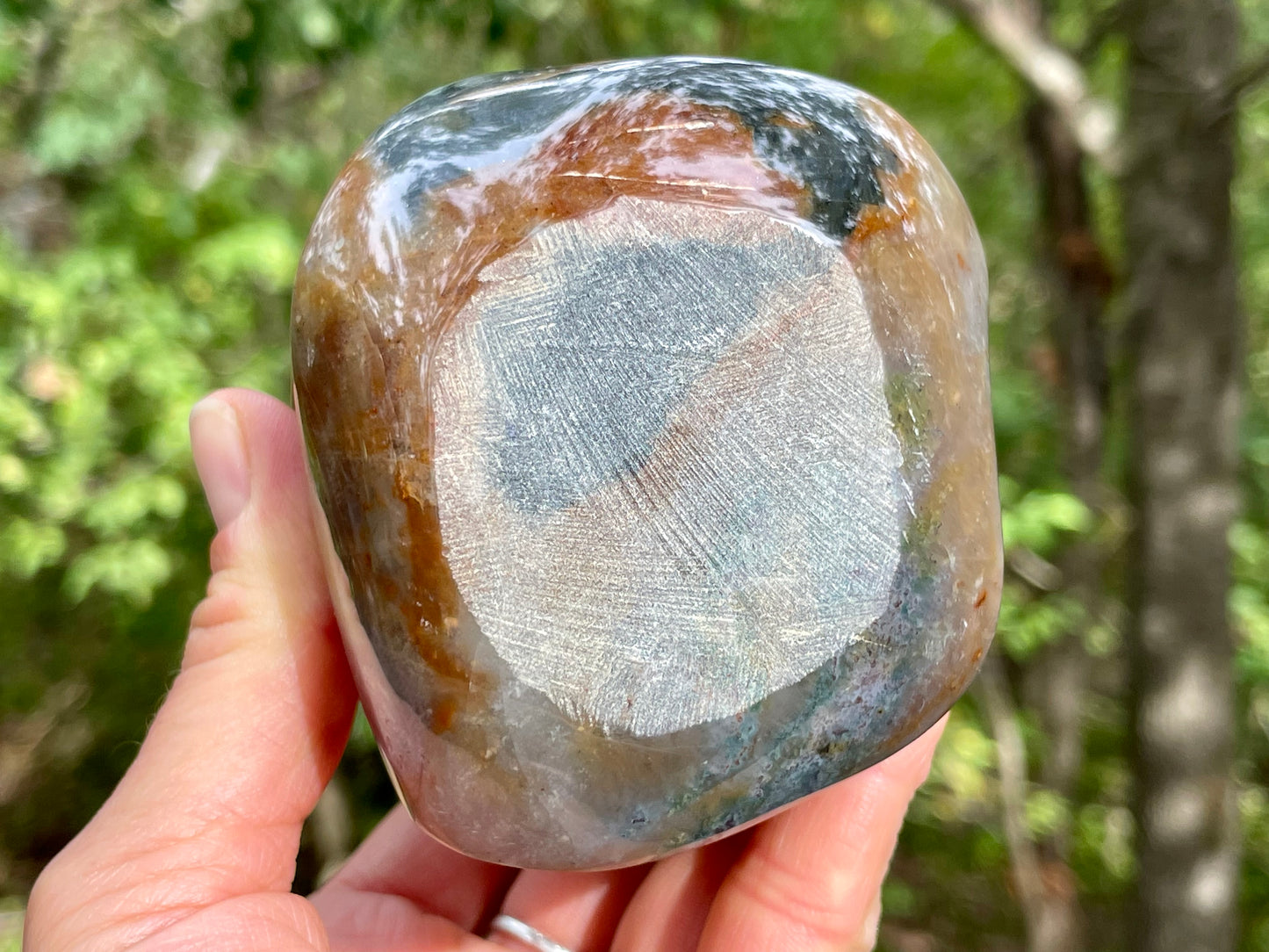 Ocean Jasper Flame || Polished Ocean Jasper || Ocean Jasper Free Form