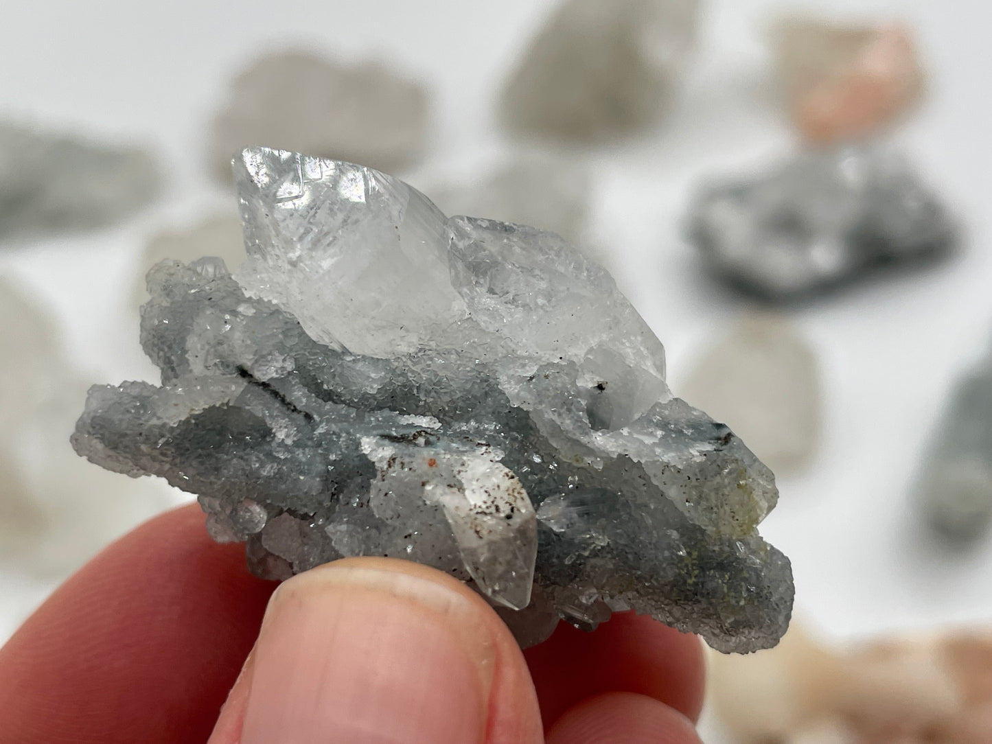 Raw Apophyllite, Faden Quartz, Stilbite and Chalcedony Lot || Apophyllite Wholesale Lot || Apophyllite Bulk Lot #4