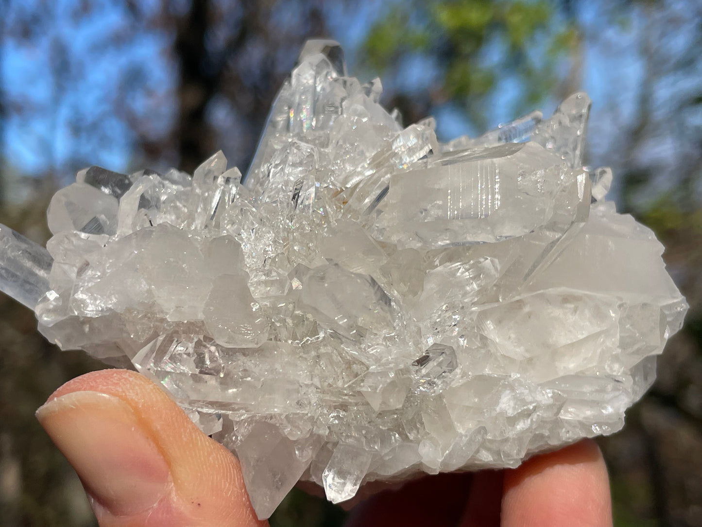 Clear Quartz Crystal Cluster || Raw Quartz Cluster || Lemurian Quartz Crystal Cluster