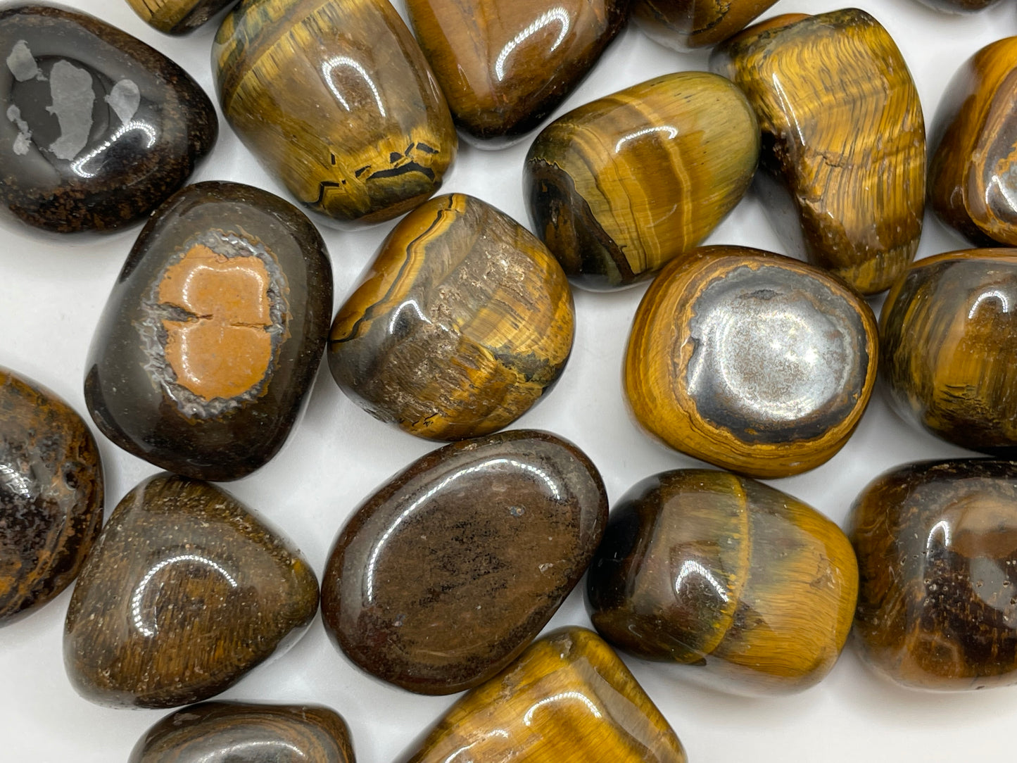 Tigers Eye Tumble || Tigers Eye Stone || Tigers Eye Tumbled Stone