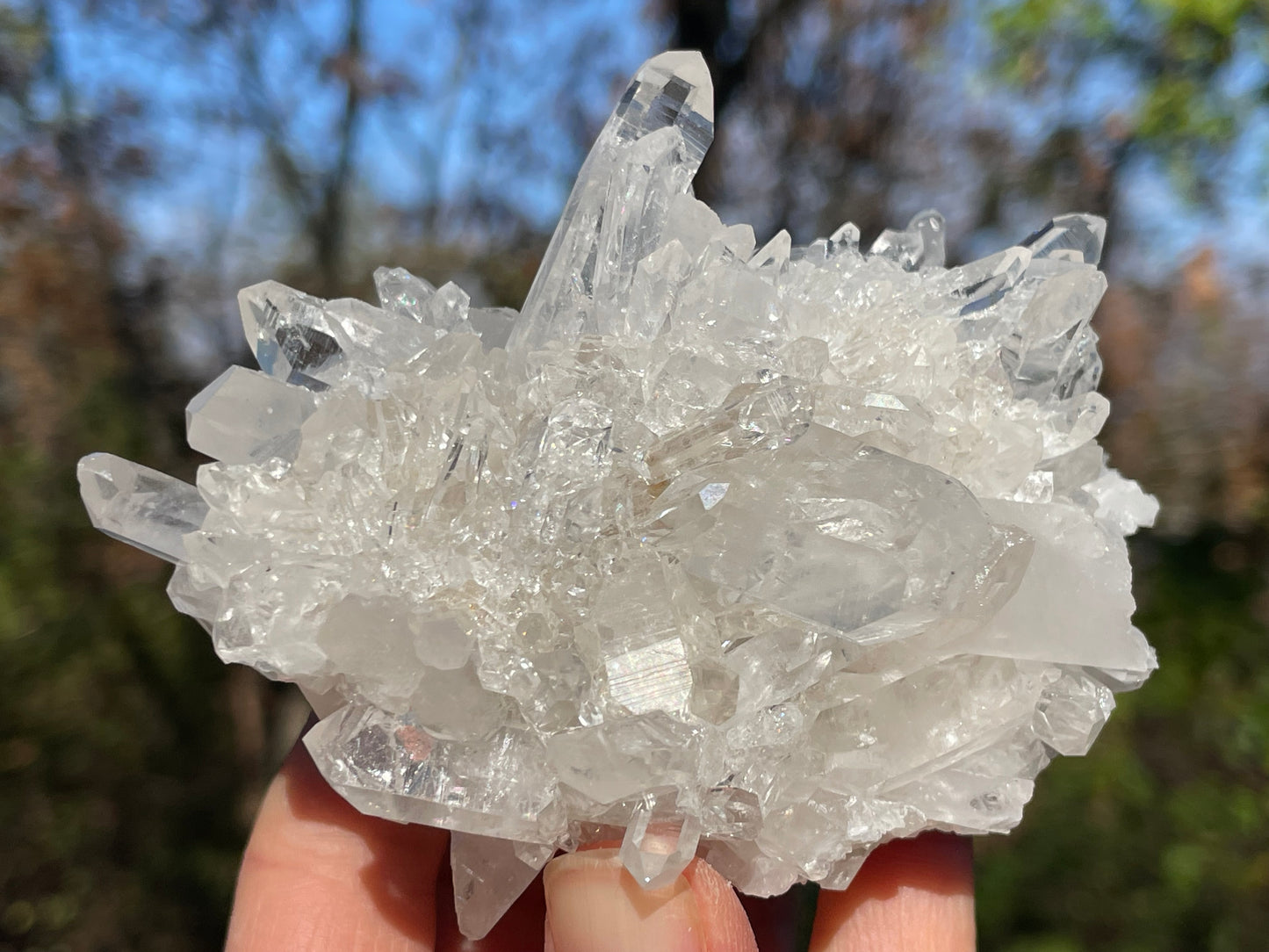 Clear Quartz Crystal Cluster || Raw Quartz Cluster || Lemurian Quartz Crystal Cluster