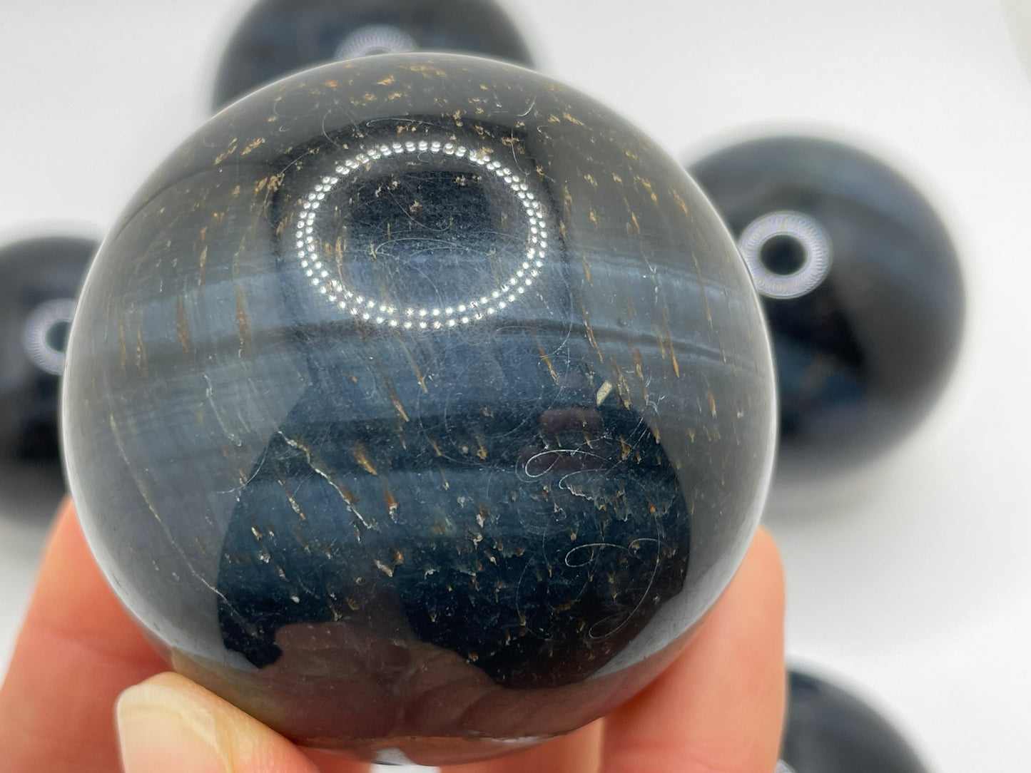 Blue Tigers Eye Sphere || Tigers Eye Sphere