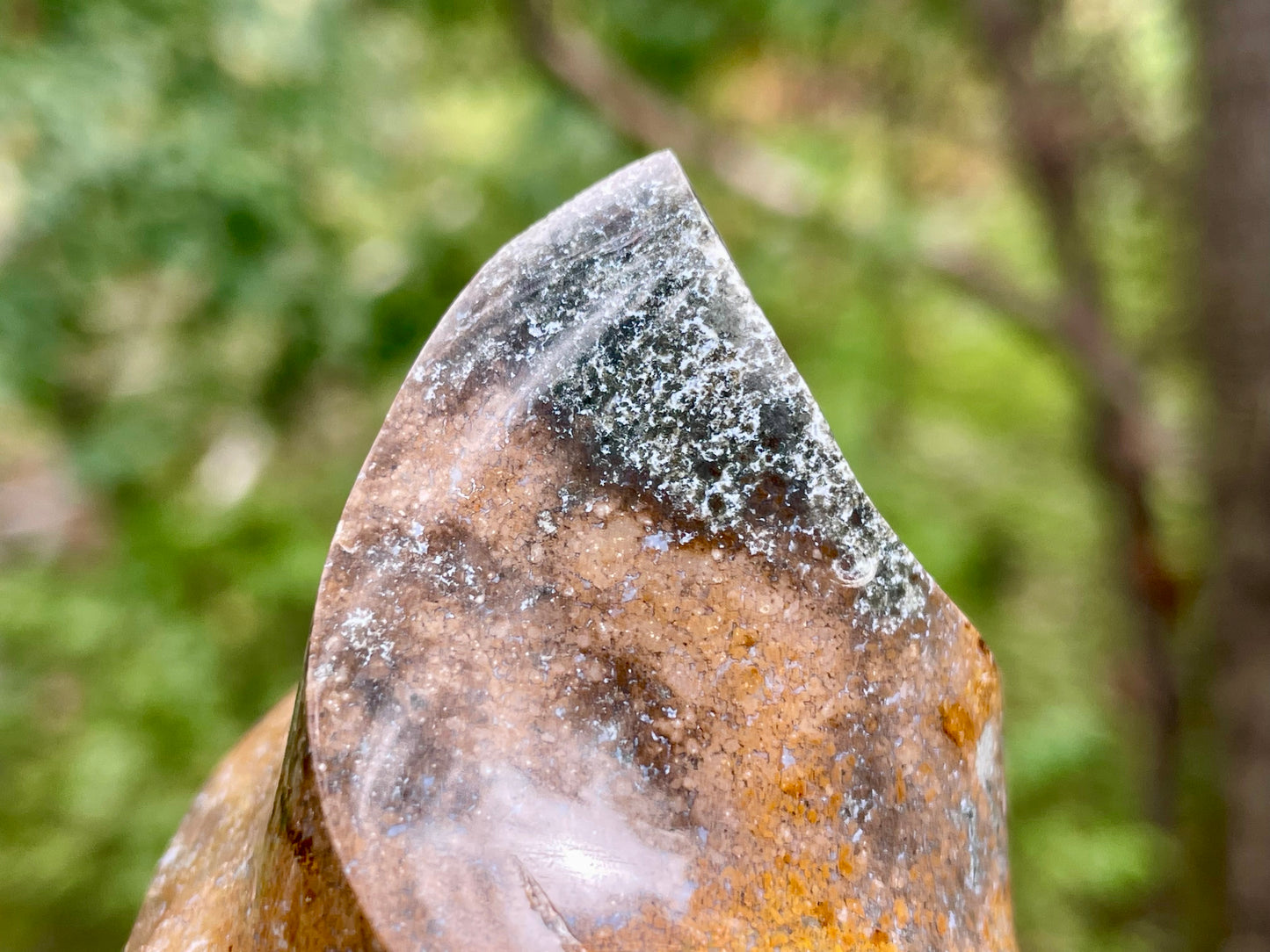 Ocean Jasper Flame || Polished Ocean Jasper || Ocean Jasper Free Form