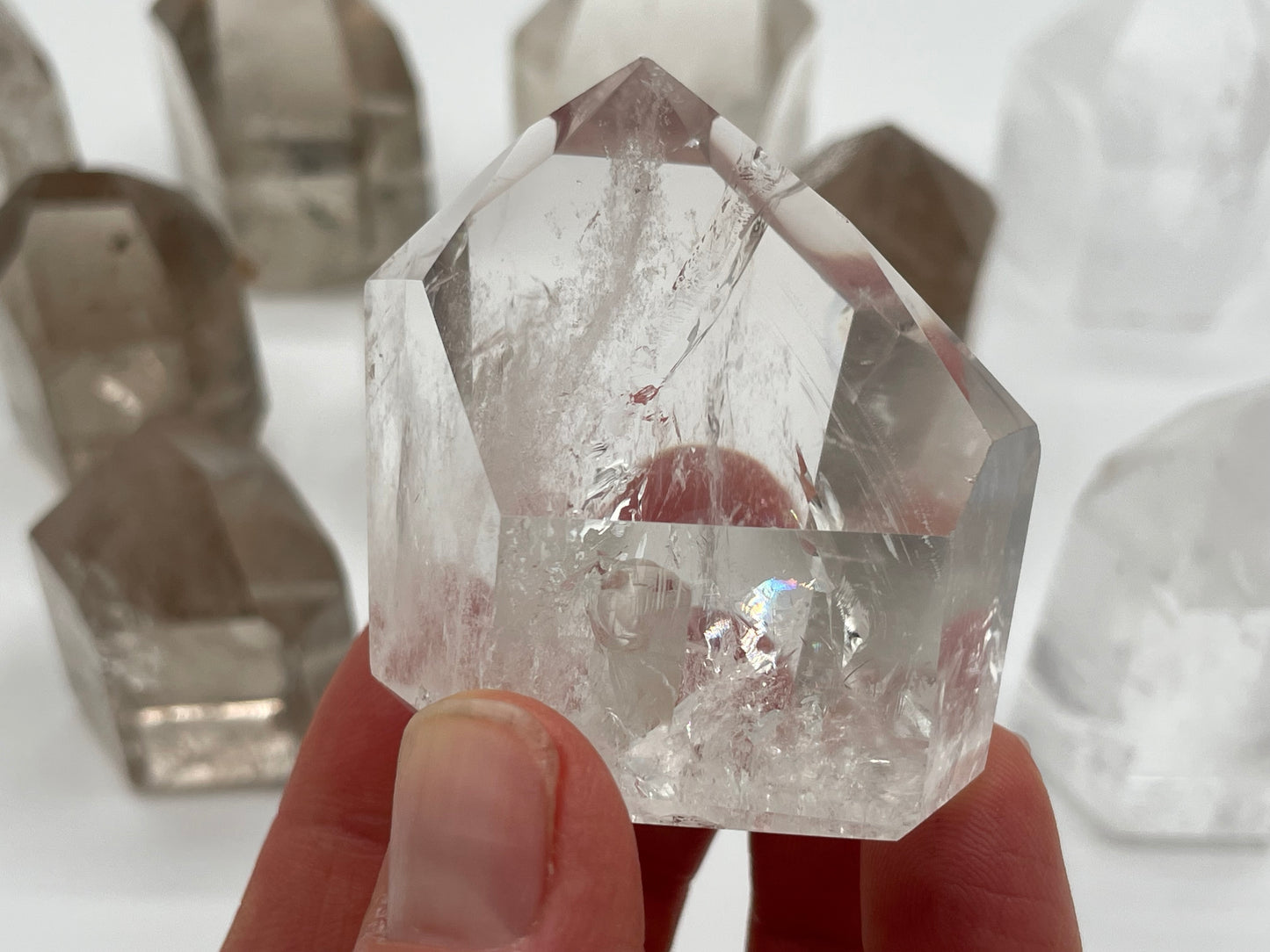Quartz & Smoky Quartz Points Bulk Lot || Polished Quartz Wholesale Lot || Quartz Tower Bulk Lot #2