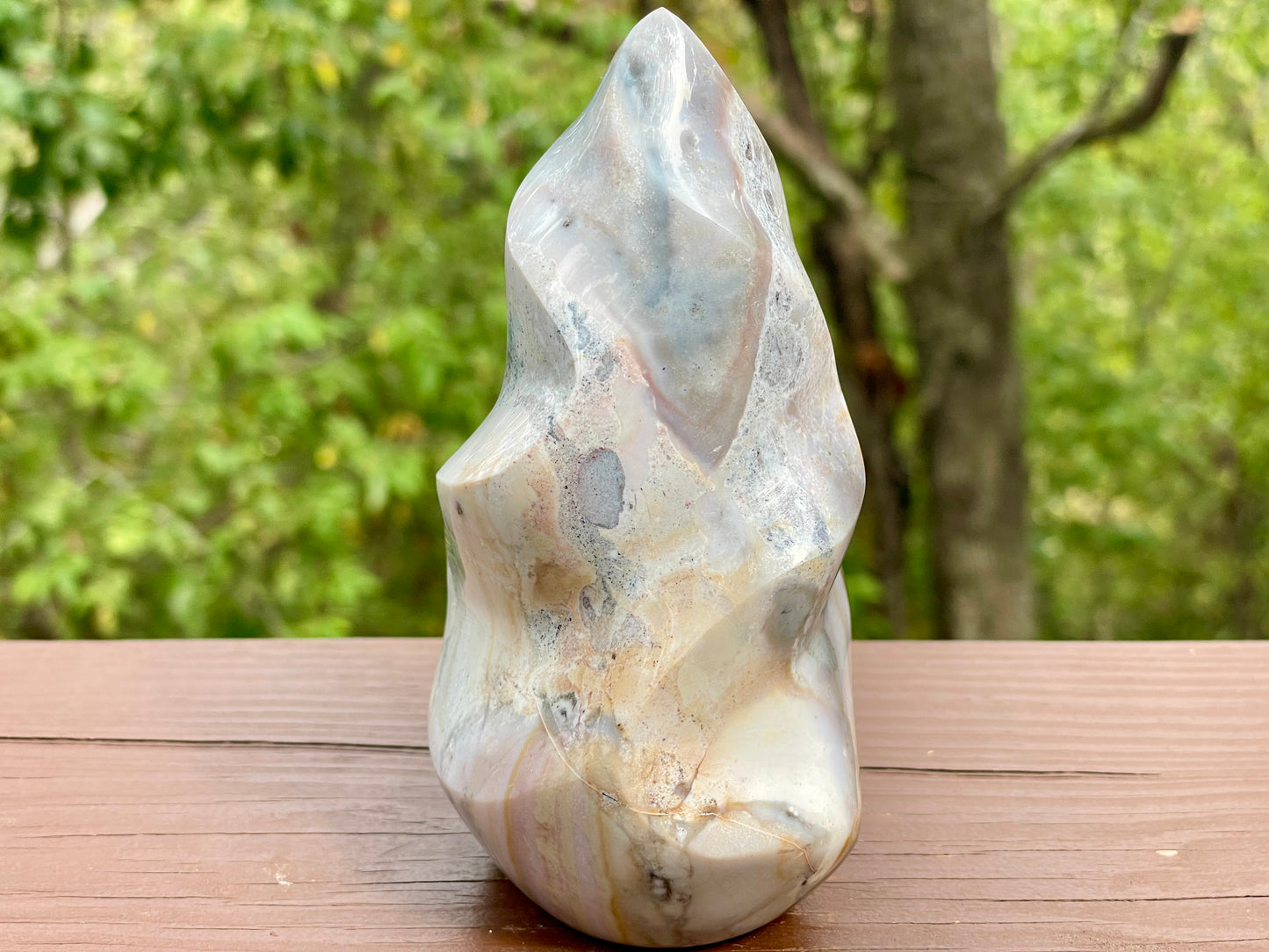 Ocean Jasper Flame || Polished Ocean Jasper || Ocean Jasper Free Form