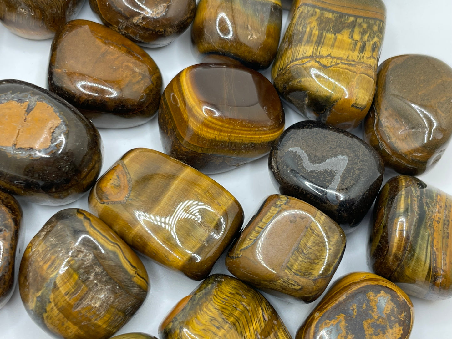 Tigers Eye Tumble || Tigers Eye Stone || Tigers Eye Tumbled Stone