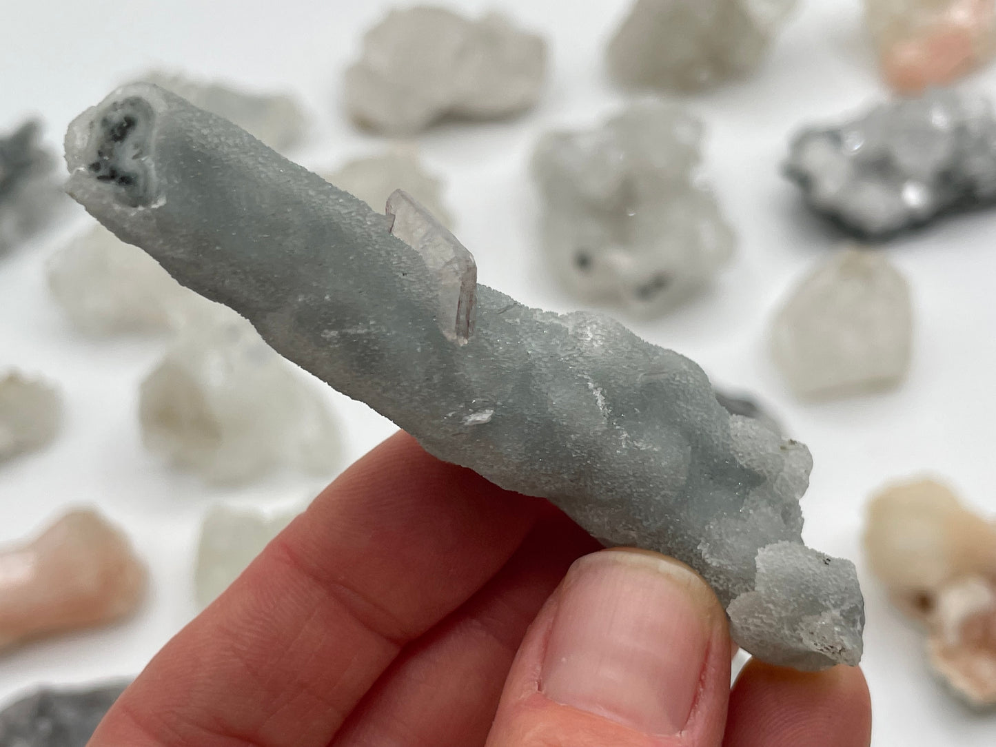 Raw Apophyllite, Faden Quartz, Stilbite and Chalcedony Lot || Apophyllite Wholesale Lot || Apophyllite Bulk Lot #4