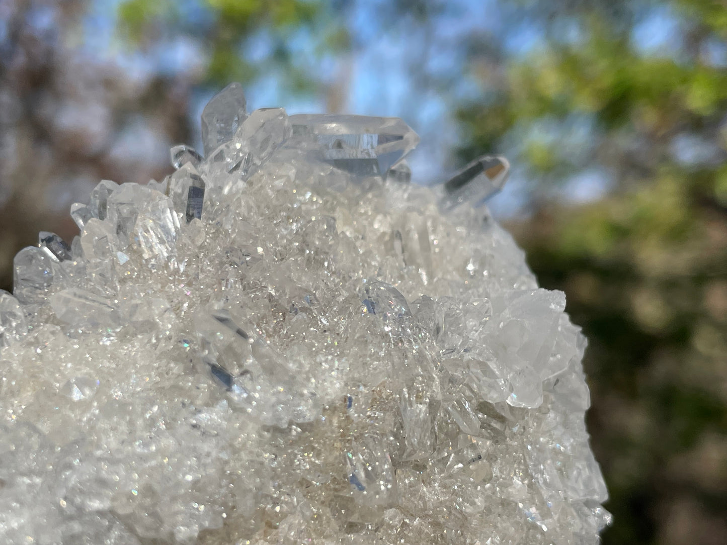 Clear Quartz Crystal Cluster || Raw Quartz Cluster || Lemurian Quartz Crystal Cluster