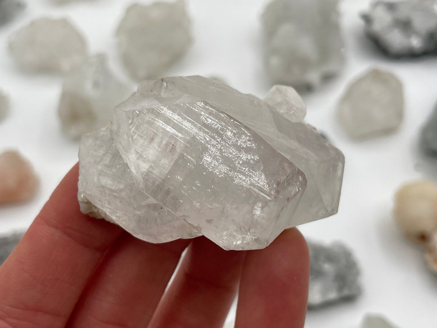 Raw Apophyllite, Faden Quartz, Stilbite and Chalcedony Lot || Apophyllite Wholesale Lot || Apophyllite Bulk Lot #4