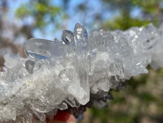 Clear Quartz Crystal Cluster || Raw Quartz Cluster || Lemurian Quartz Crystal Cluster