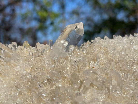 Clear Quartz Crystal Cluster || Raw Quartz Cluster || Lemurian Quartz Crystal Cluster