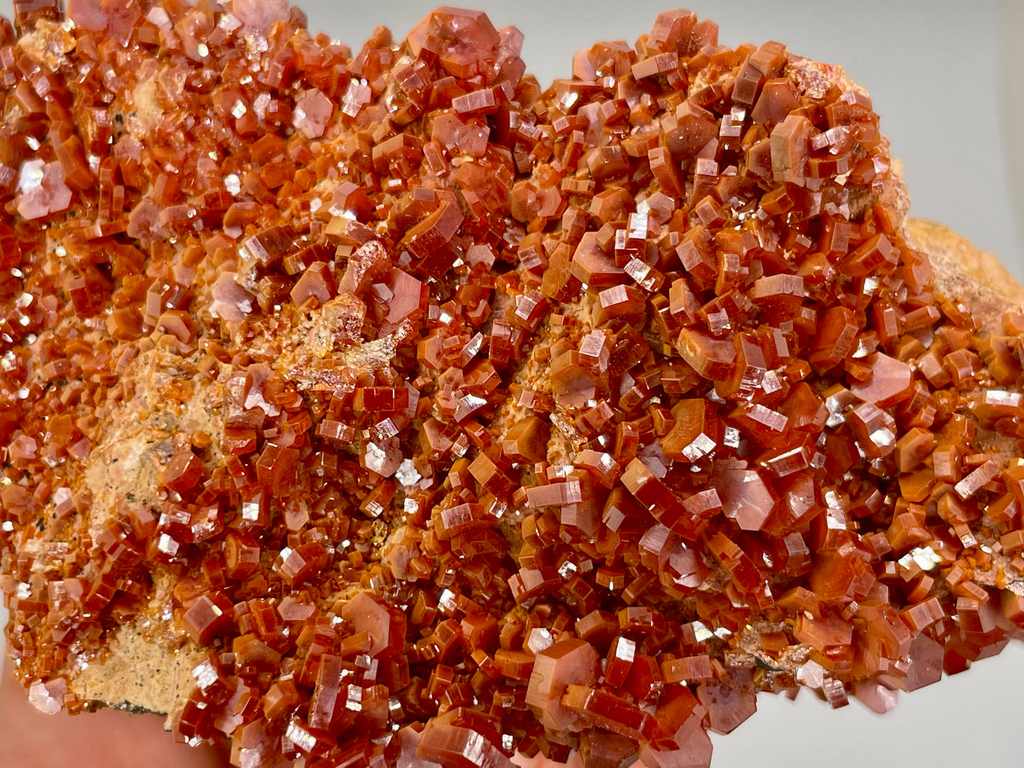 Vanadinite Cluster || Raw Vanadinite on Matrix || Vanadinite Specimen || #56