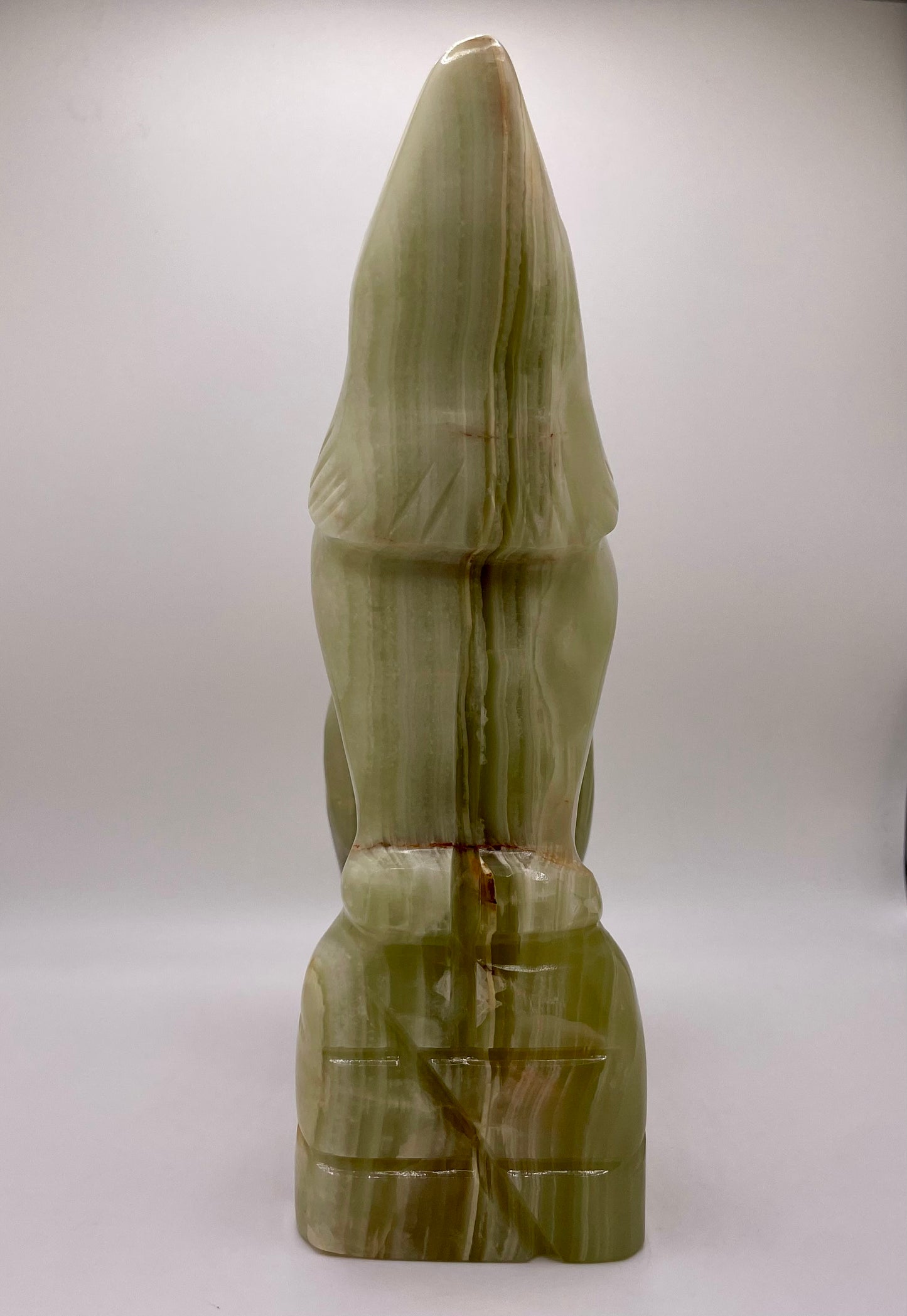Onyx Wolf Carving || Green Onyx Wolf || Wolf Carving