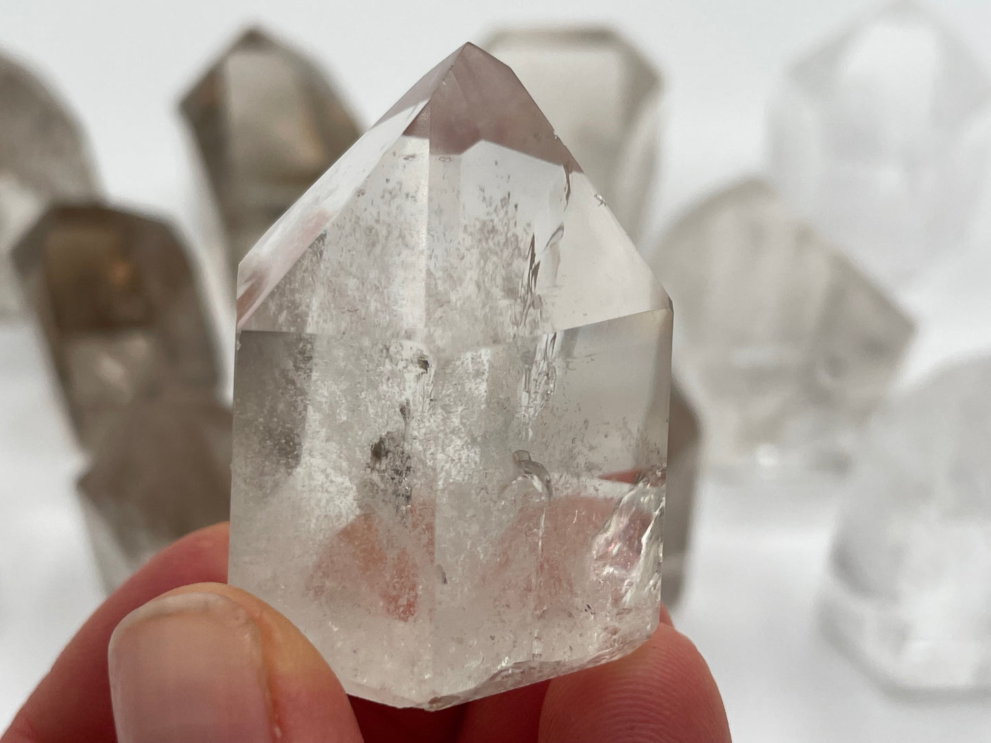 Quartz & Smoky Quartz Points Bulk Lot || Polished Quartz Wholesale Lot || Quartz Tower Bulk Lot #2