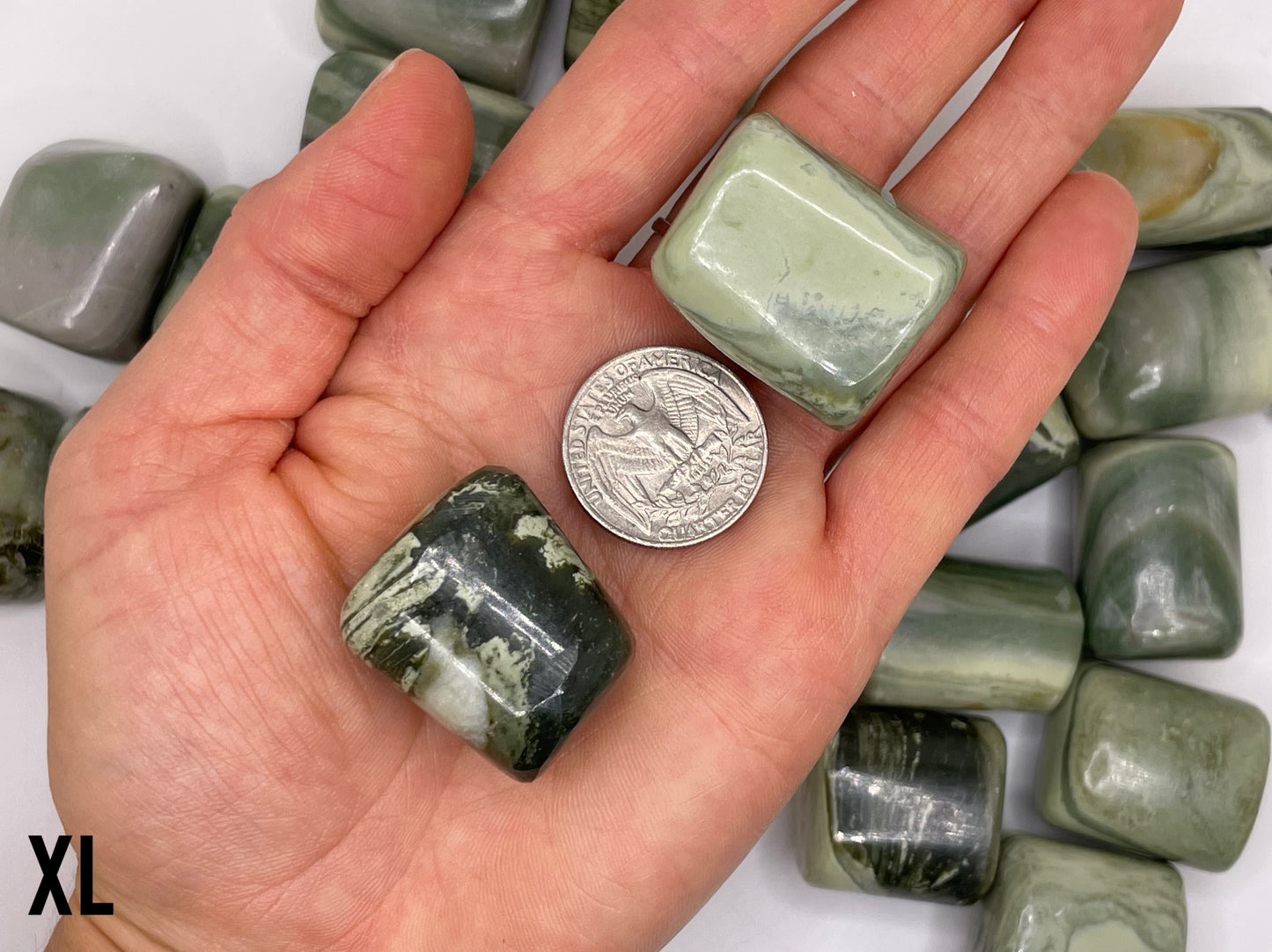 Serpentine Tumble || Serpentine Stone || Serpentine Tumbled Stone
