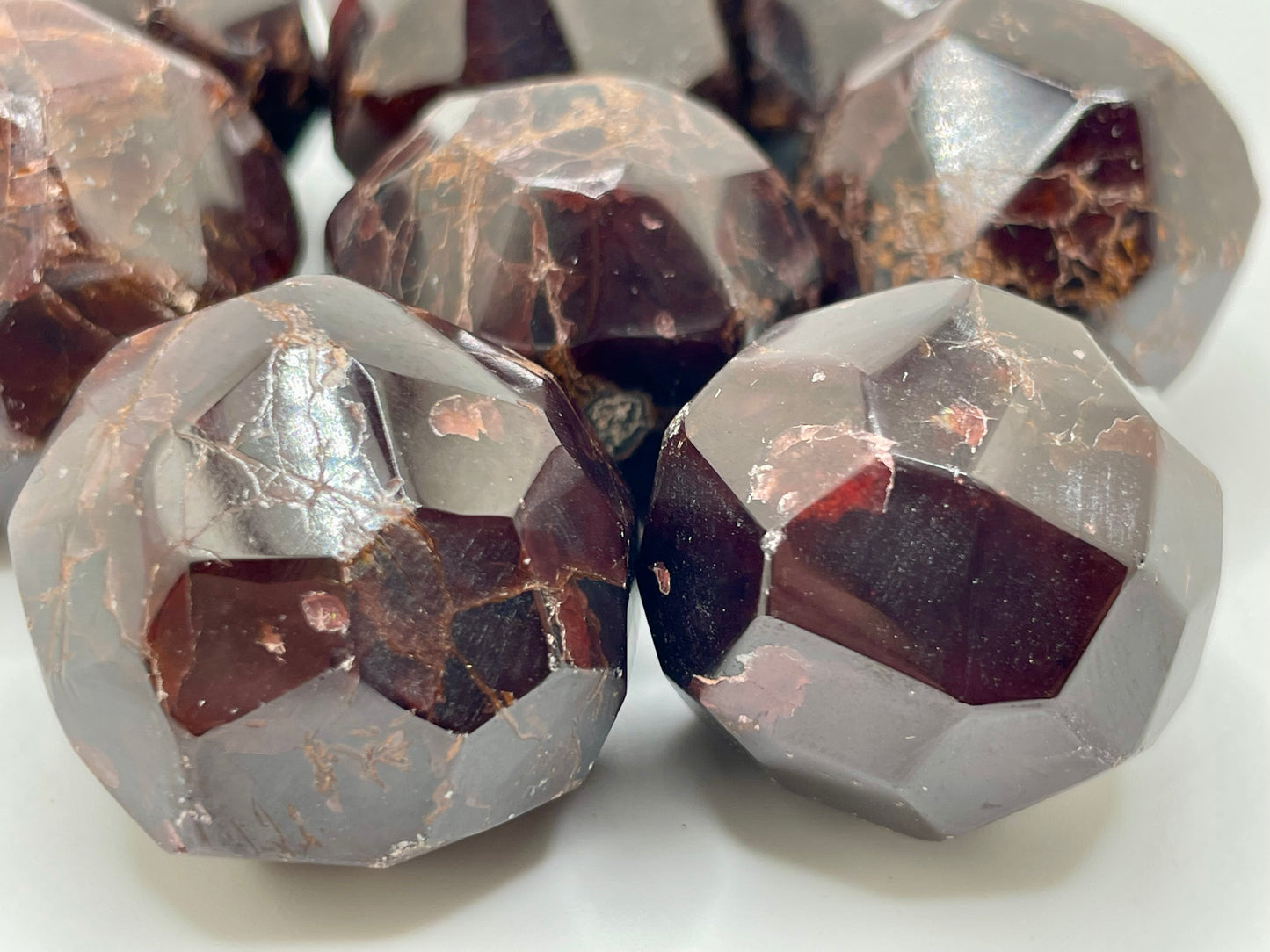 Garnet Dodecahedron || Garnet Stone || Garnet Tumbled Stone