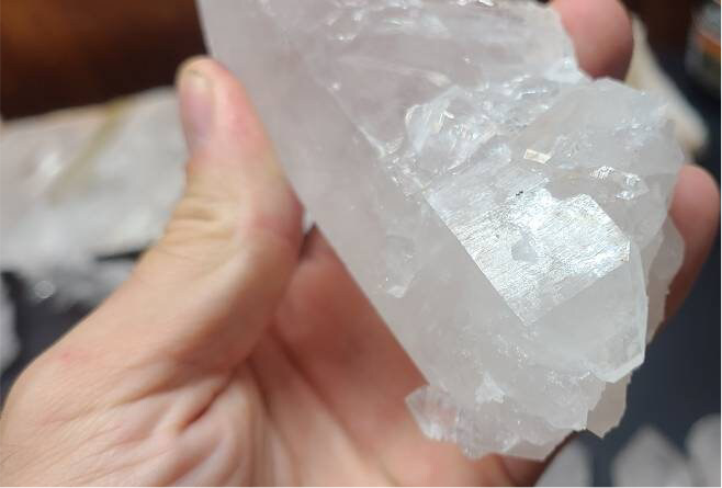 C-B grade - XL Lemurian Quartz Crystal Points || Arkansas Quartz Crystal || Quartz Crystal Wands|| Pick your size