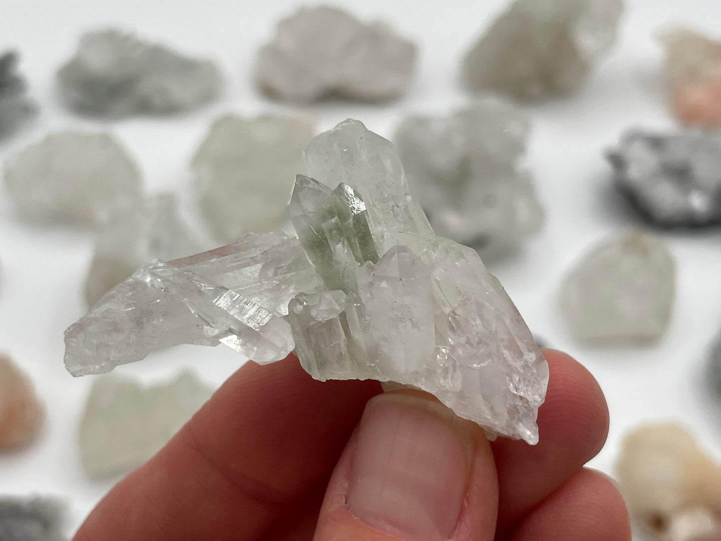Raw Apophyllite, Faden Quartz, Stilbite and Chalcedony Lot || Apophyllite Wholesale Lot || Apophyllite Bulk Lot #4