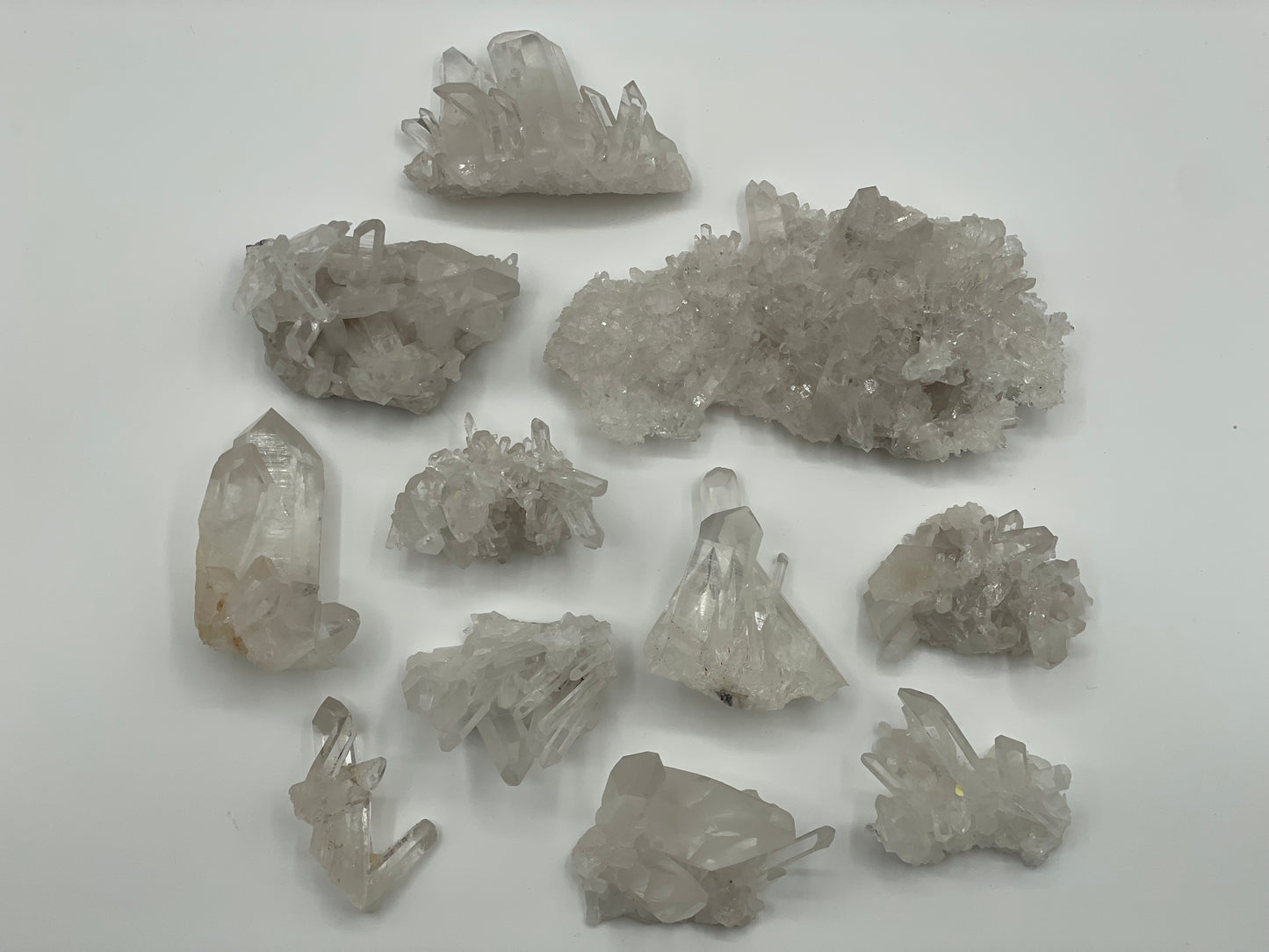 Arkansas Quartz Bulk Lot || Raw Lemurian Clear Quartz Wholesale Lot || Raw Quartz Bulk Lot #7