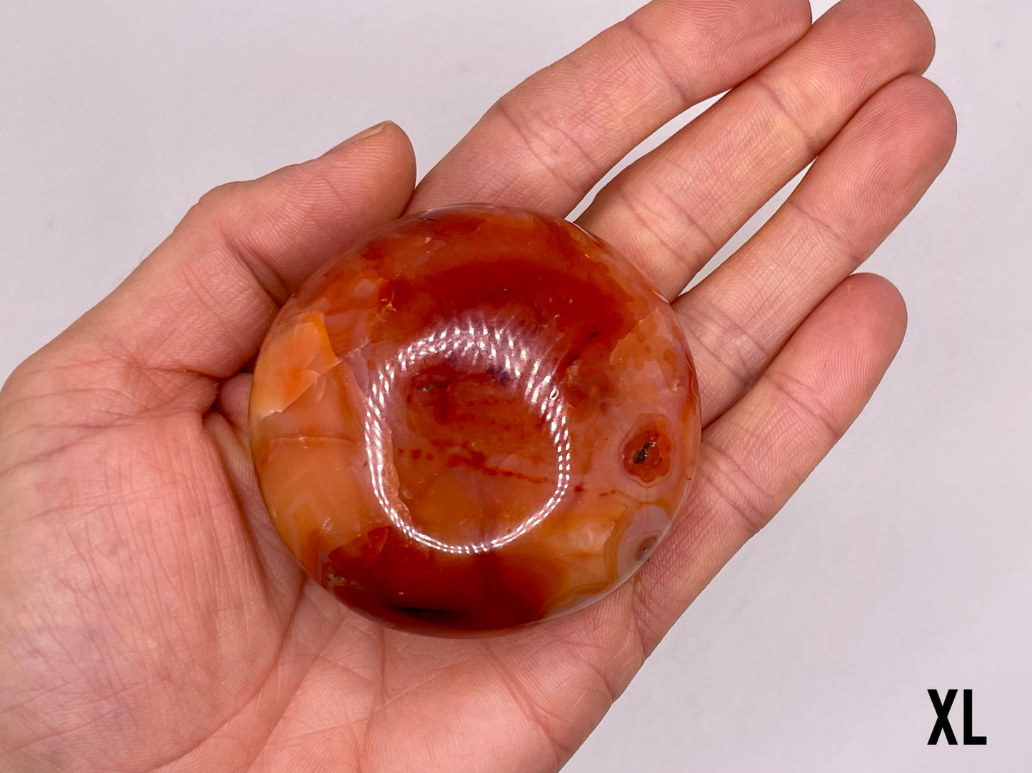 Carnelian Palm Stone || Carnelian Stone || Carnelian Polished Stone