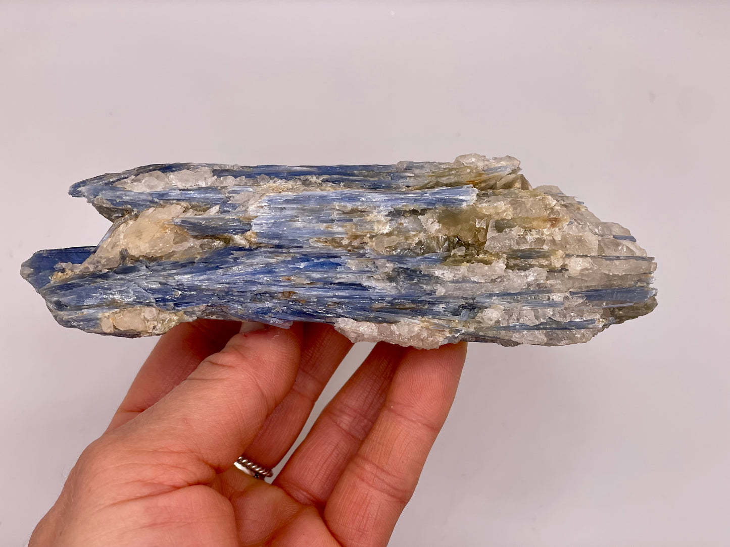 Kyanite in Quartz Cluster || Raw Kyanite || Kyanite Specimen || #60