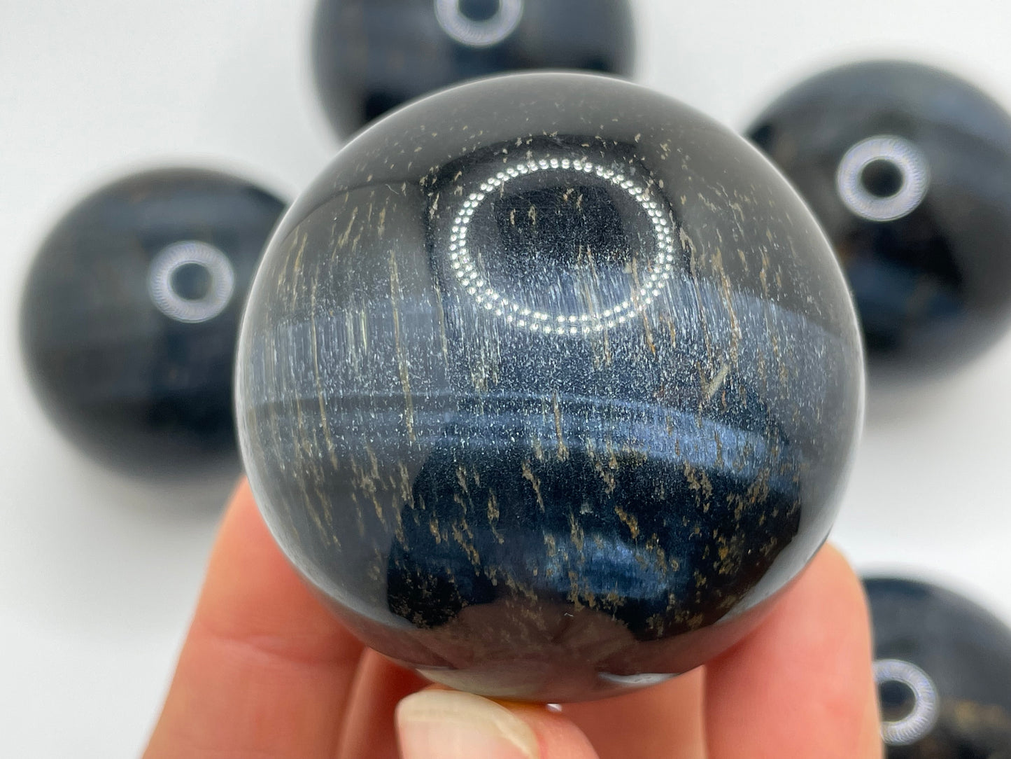 Blue Tigers Eye Sphere || Tigers Eye Sphere