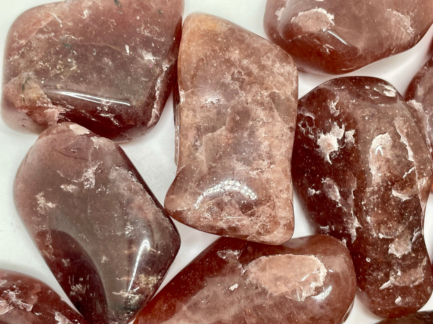 Tanzberry Tumble ||Strawberry Quartz Tumble || Natural Strawberry Quartz