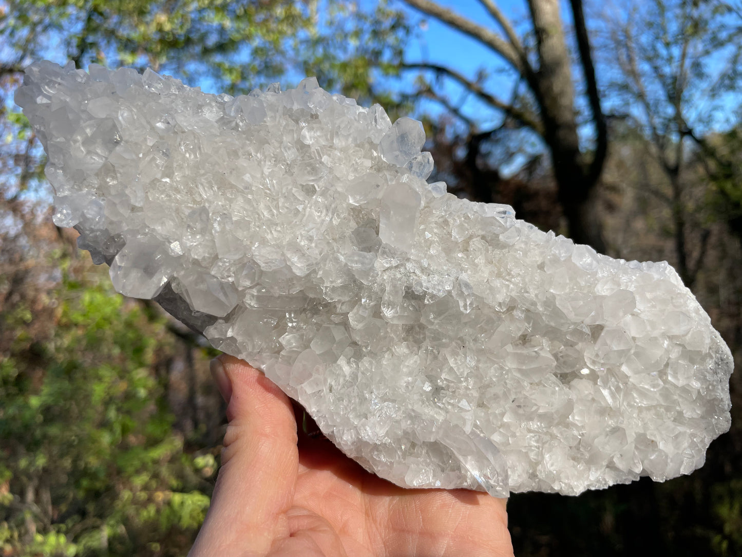 Clear Quartz Crystal Cluster || Raw Quartz Cluster || Lemurian Quartz Crystal Cluster