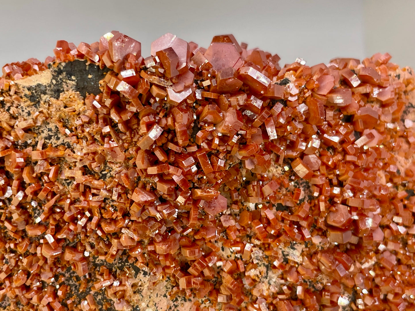Vanadinite Cluster || Raw Vanadinite on Matrix || Vanadinite Specimen || #56