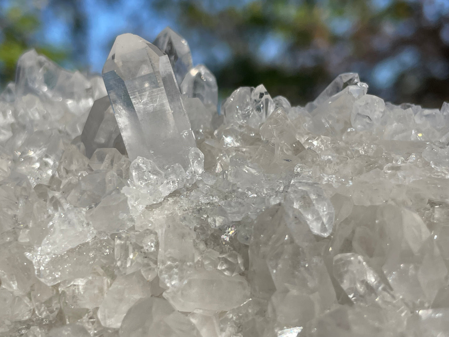 Clear Quartz Crystal Cluster || Raw Quartz Cluster || Lemurian Quartz Crystal Cluster