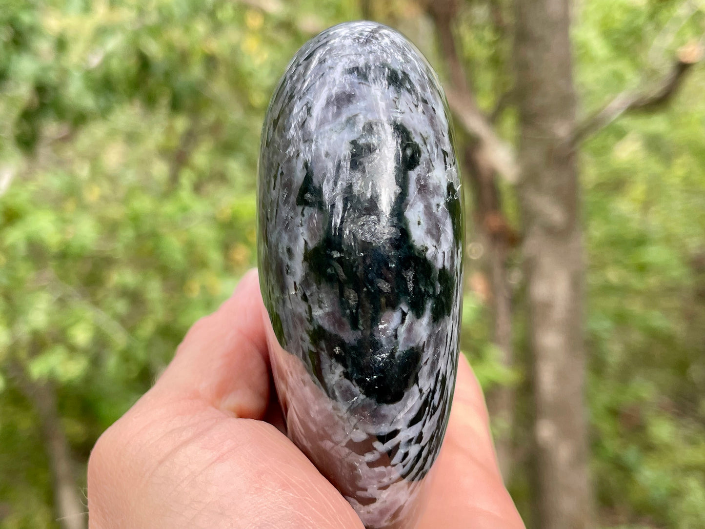 Indigo Gabro Jumbo Heart || Polished Indigo Gabro Stone || Heart Carving