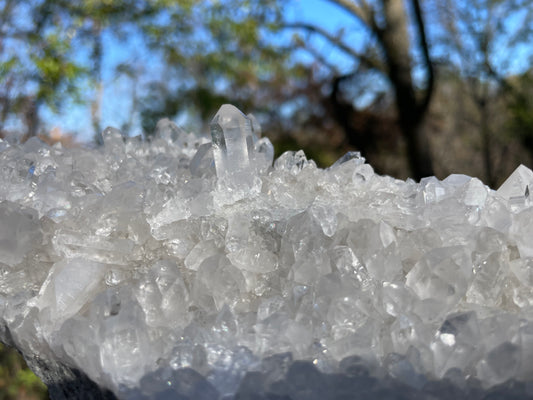 Clear Quartz Crystal Cluster || Raw Quartz Cluster || Lemurian Quartz Crystal Cluster