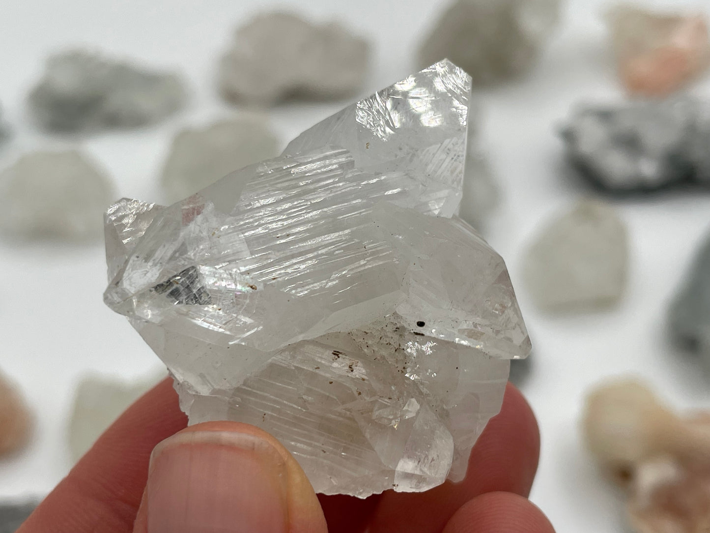 Raw Apophyllite, Faden Quartz, Stilbite and Chalcedony Lot || Apophyllite Wholesale Lot || Apophyllite Bulk Lot #4