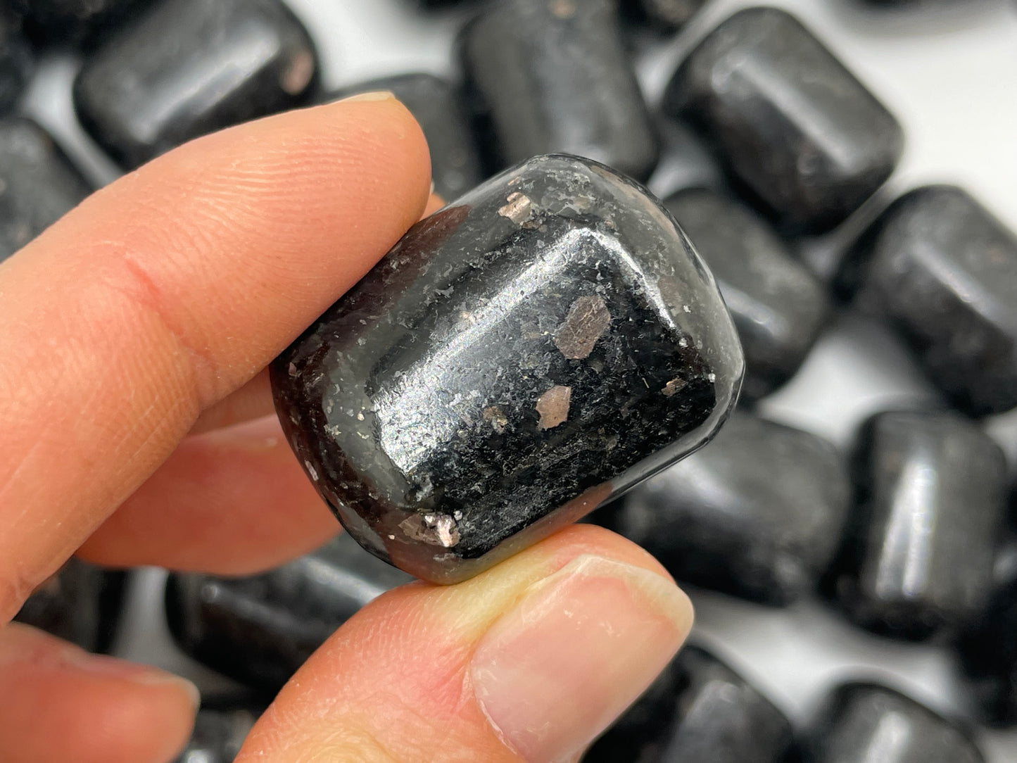 Nuummite Tumble || Nuummite Stone || Nuummite Tumbled Stone