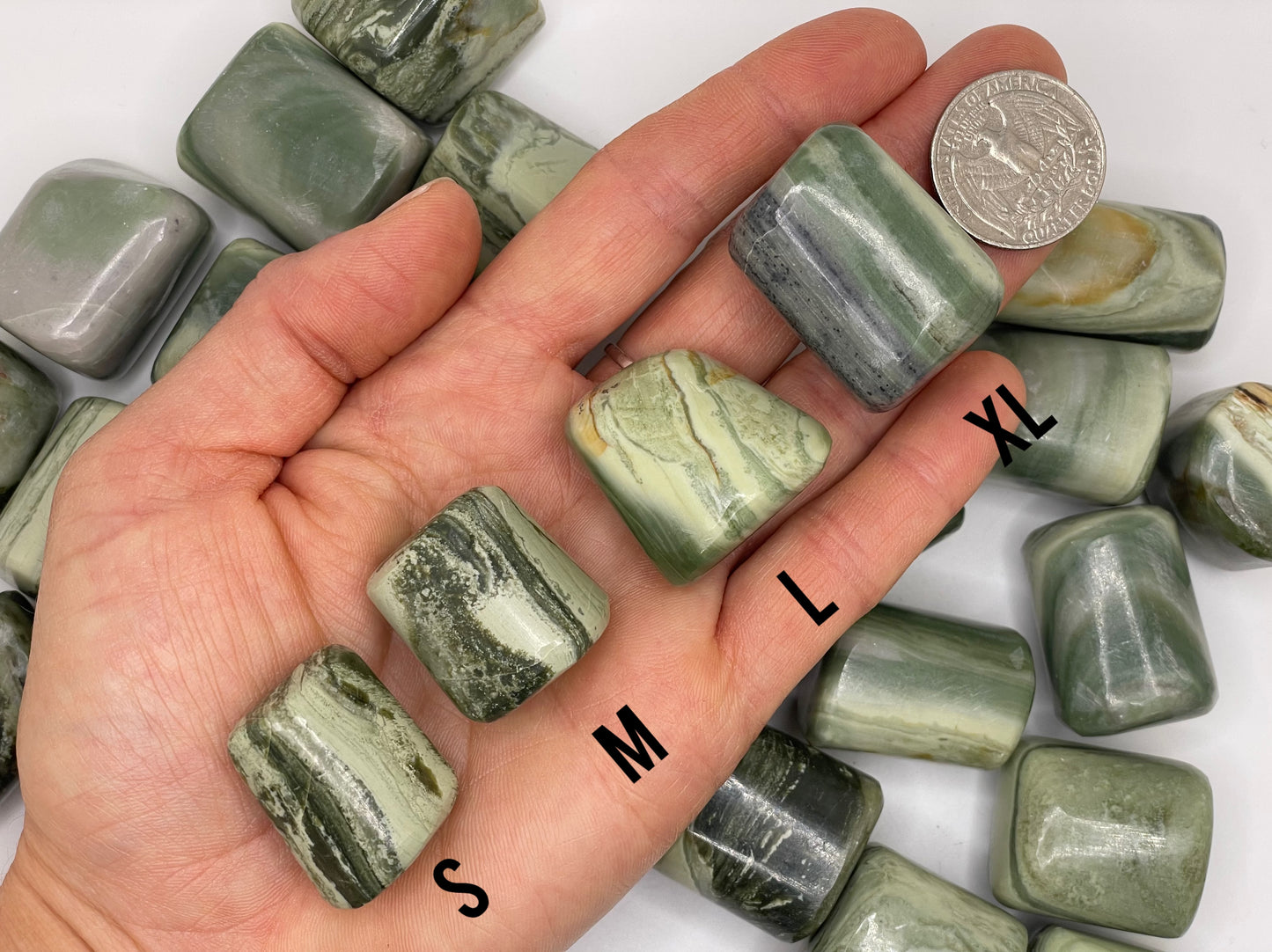 Serpentine Tumble || Serpentine Stone || Serpentine Tumbled Stone