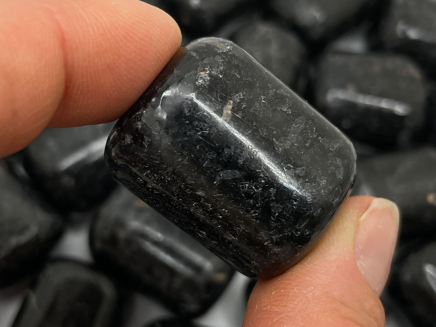 Nuummite Tumble || Nuummite Stone || Nuummite Tumbled Stone