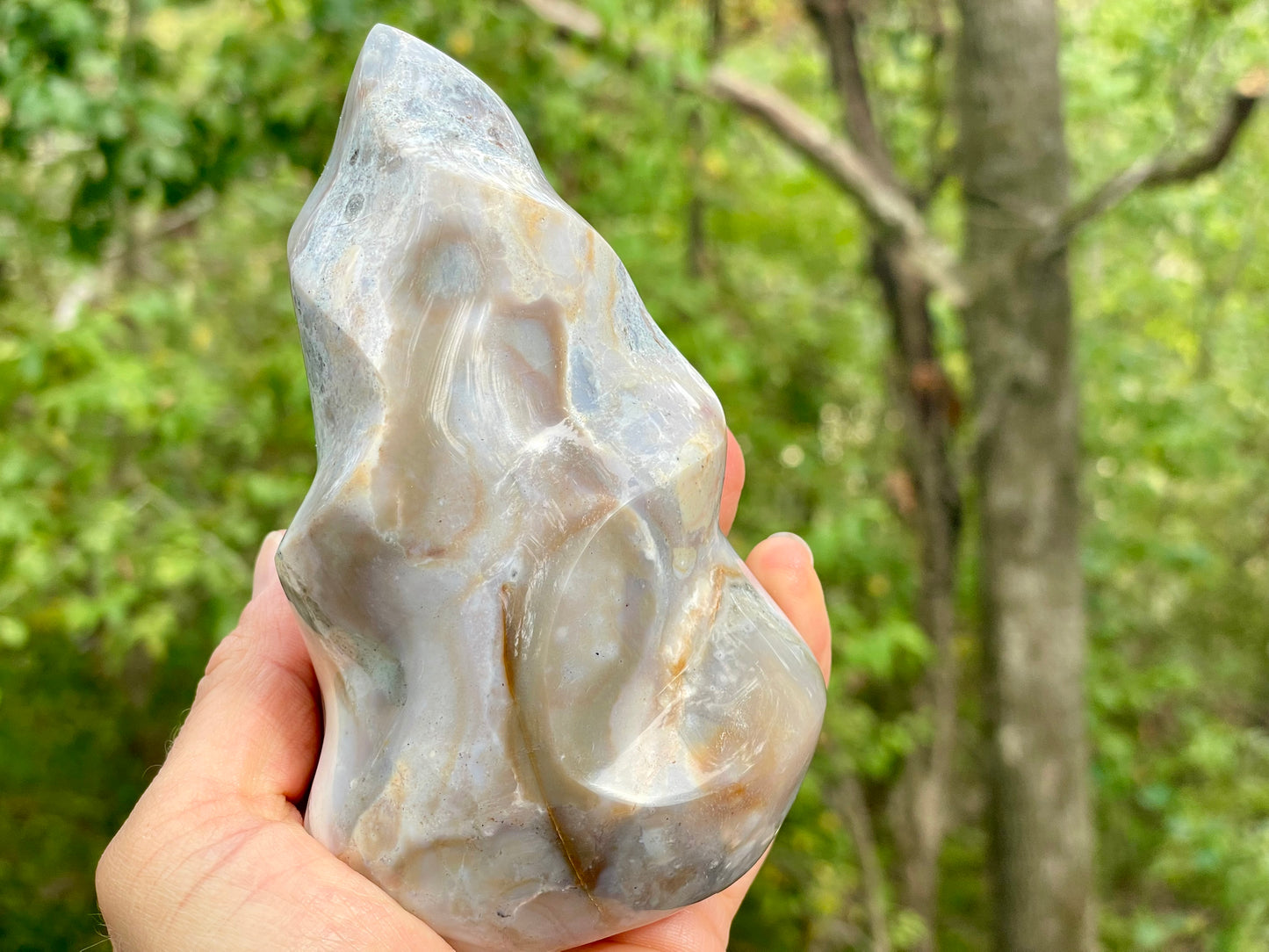 Ocean Jasper Flame || Polished Ocean Jasper || Ocean Jasper Free Form