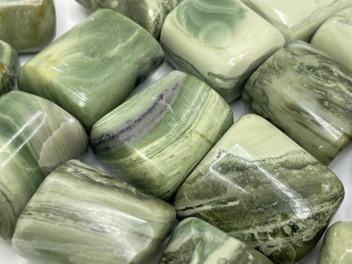 Serpentine Tumble || Serpentine Stone || Serpentine Tumbled Stone