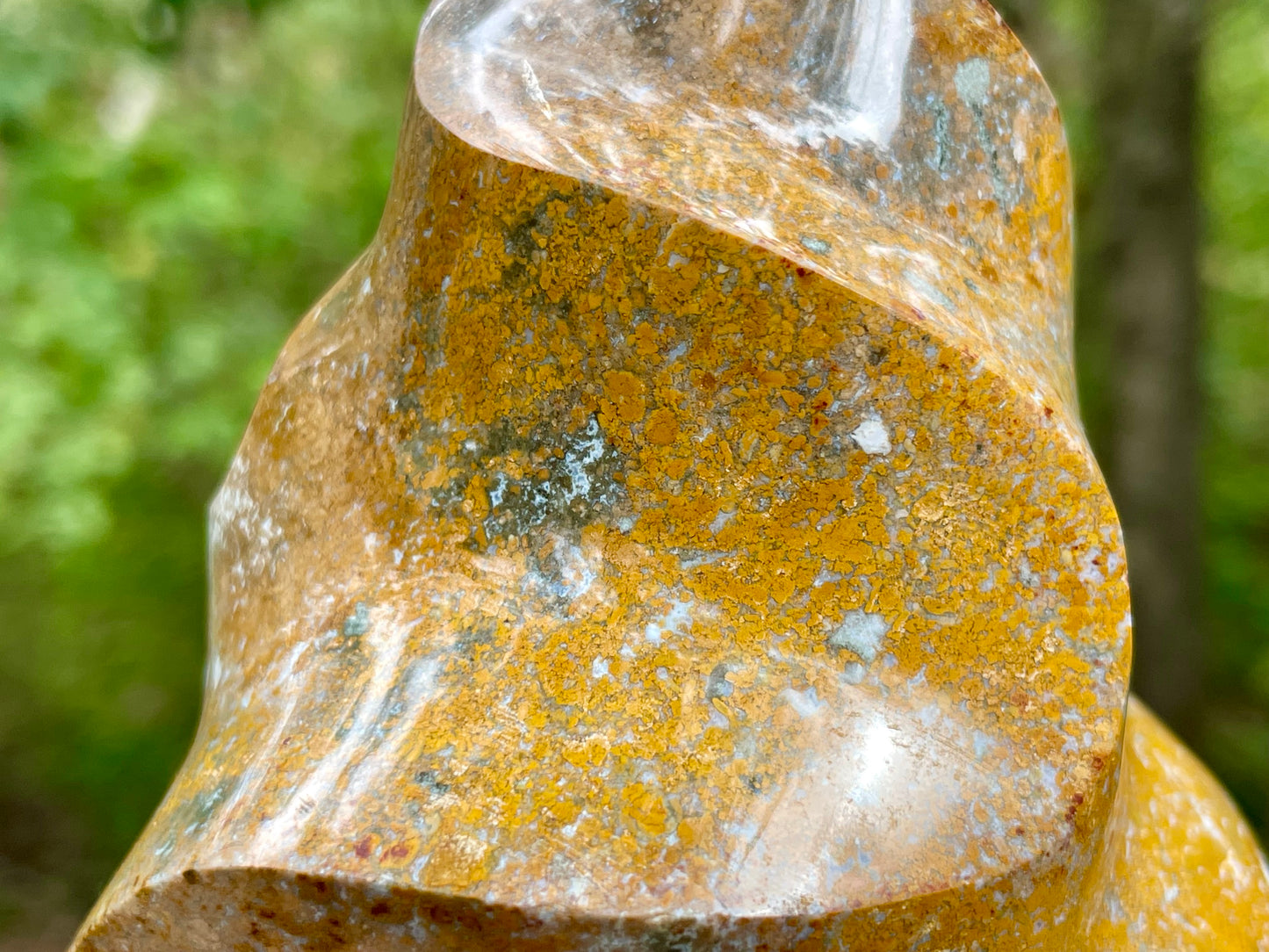 Ocean Jasper Flame || Polished Ocean Jasper || Ocean Jasper Free Form