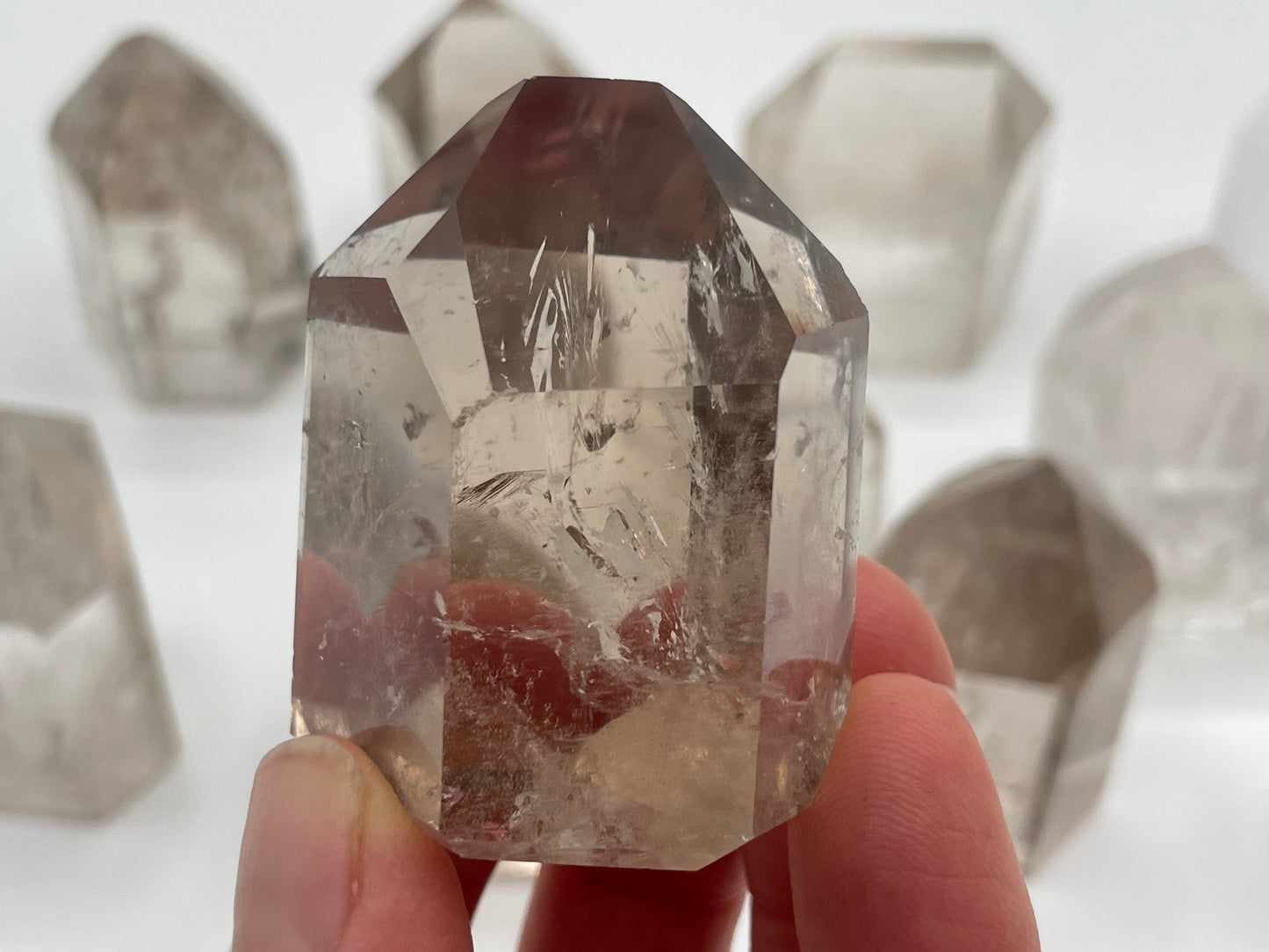 Quartz & Smoky Quartz Points Bulk Lot || Polished Quartz Wholesale Lot || Quartz Tower Bulk Lot #2