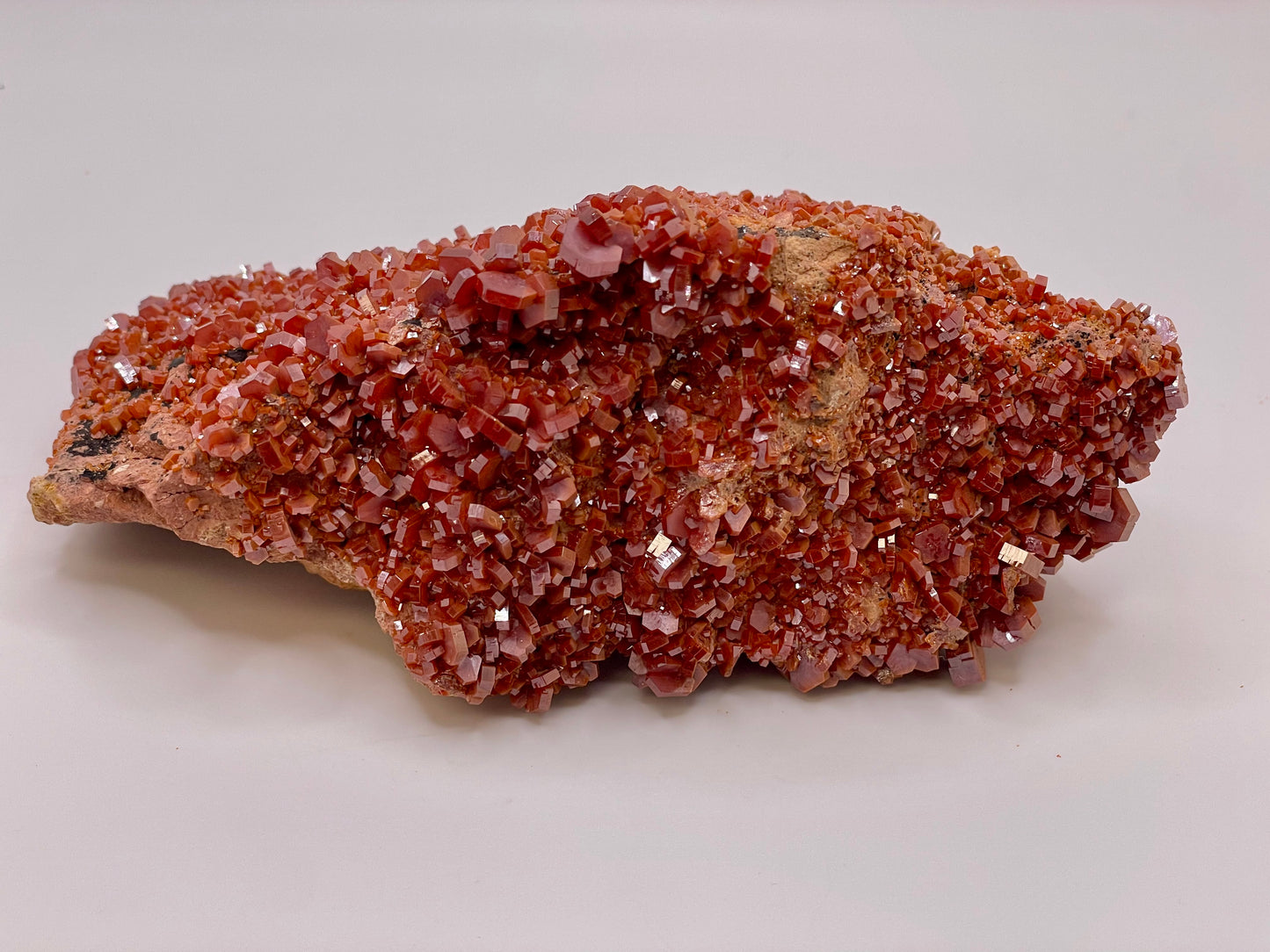 Vanadinite Cluster || Raw Vanadinite on Matrix || Vanadinite Specimen || #56