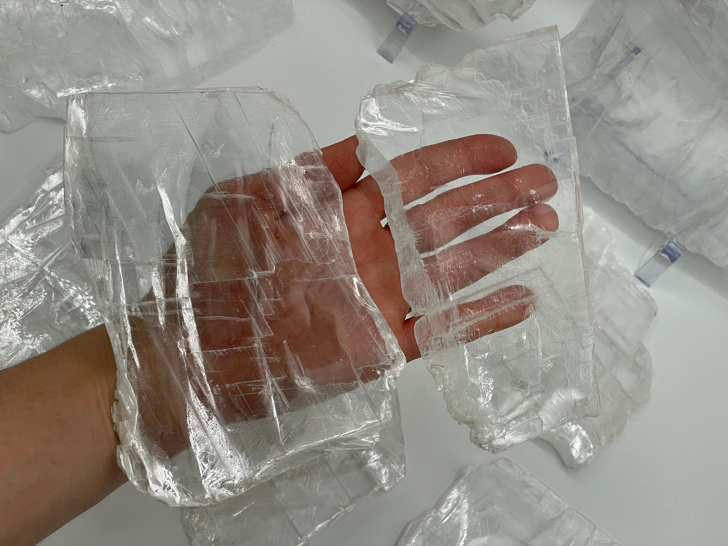 True Selenite Bulk Lot || True Selenite Wholesale Lot || Raw True Selenite Lot #9