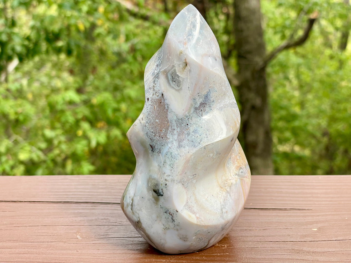 Ocean Jasper Flame || Polished Ocean Jasper || Ocean Jasper Free Form