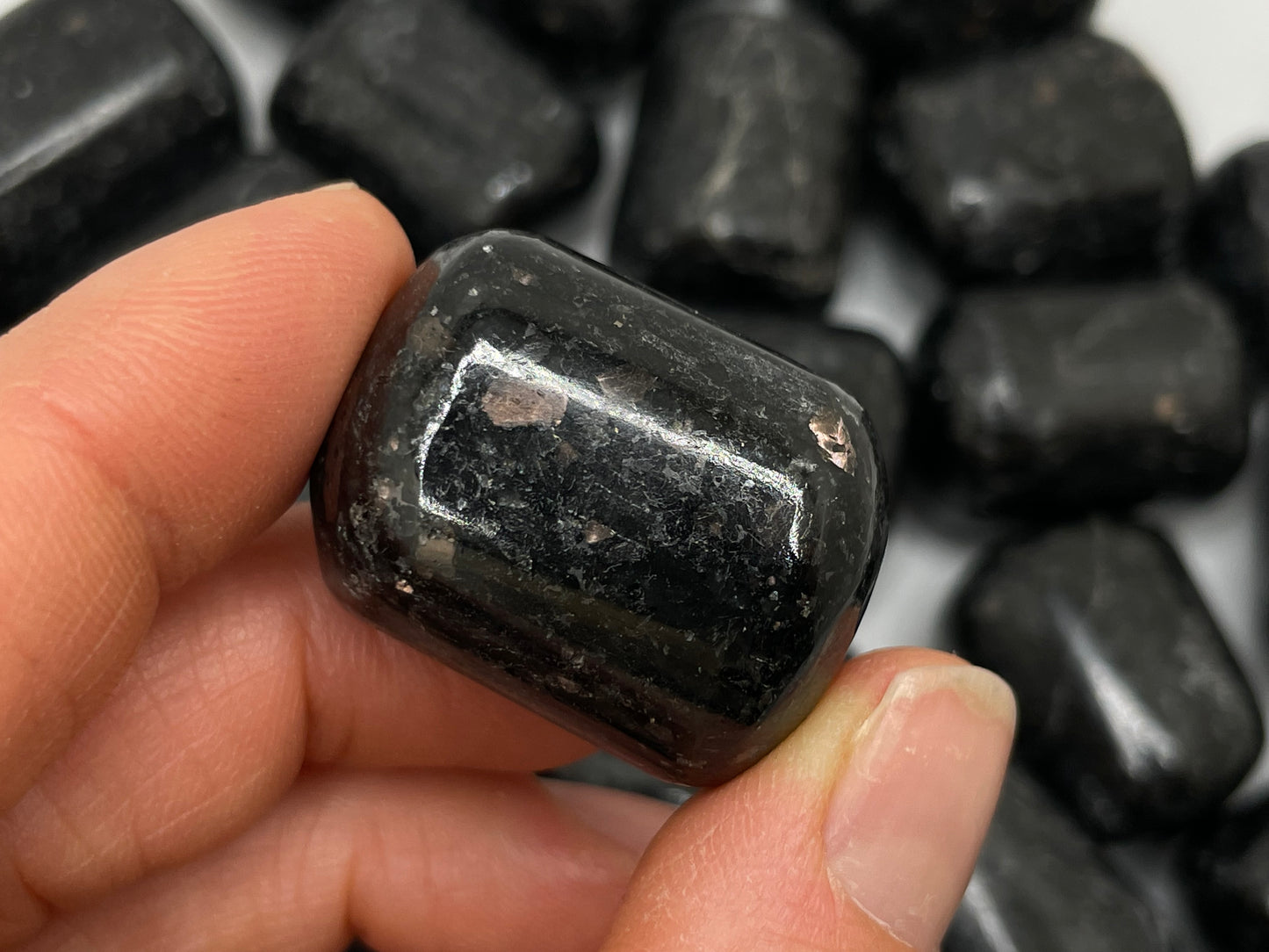 Nuummite Tumble || Nuummite Stone || Nuummite Tumbled Stone