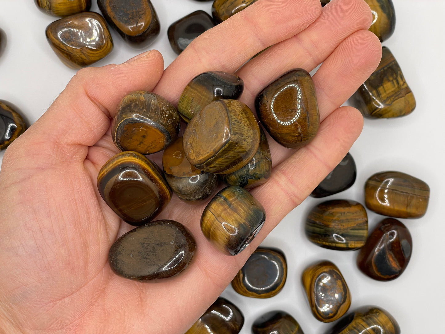 Tigers Eye Tumble || Tigers Eye Stone || Tigers Eye Tumbled Stone
