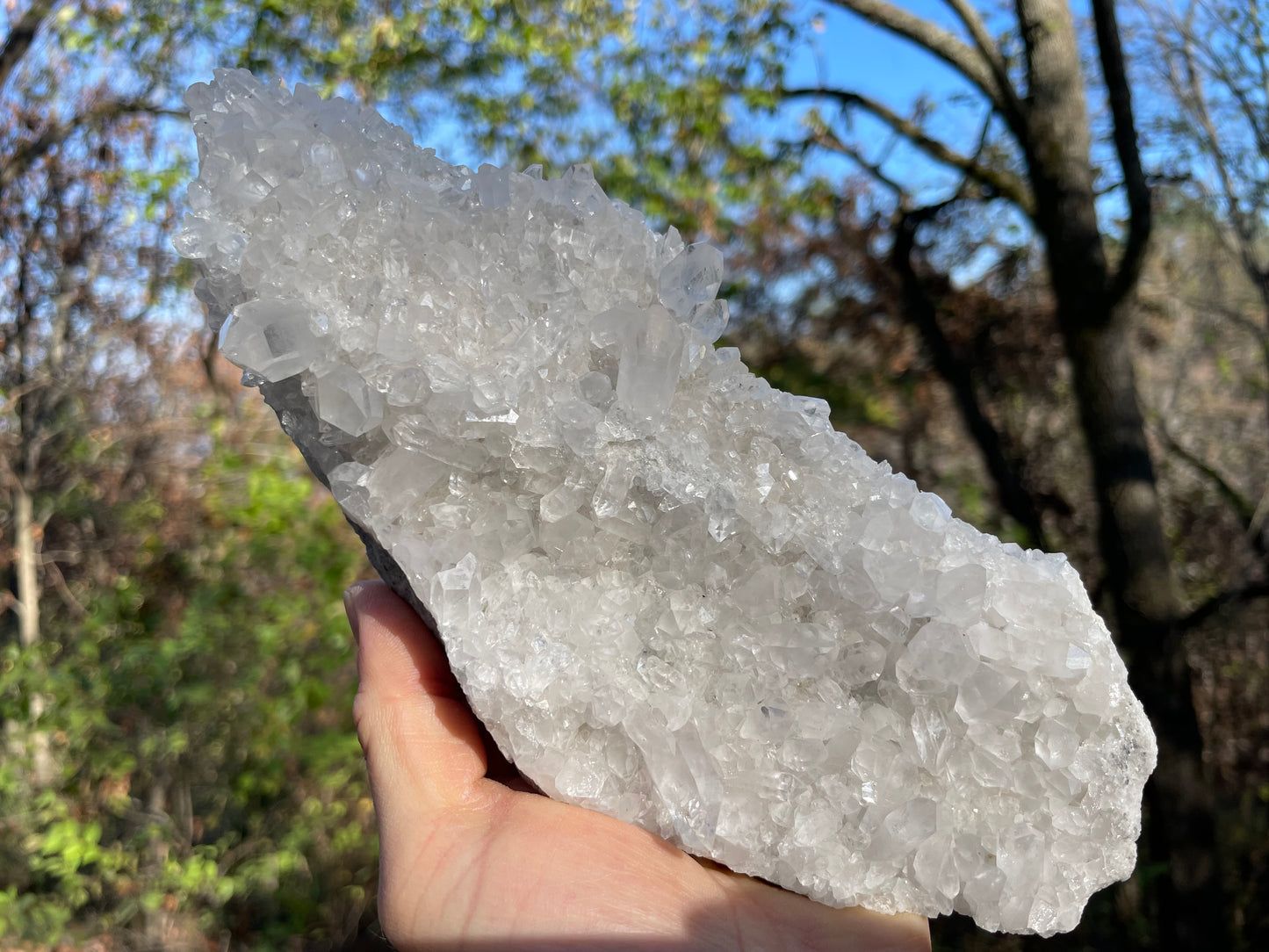 Clear Quartz Crystal Cluster || Raw Quartz Cluster || Lemurian Quartz Crystal Cluster