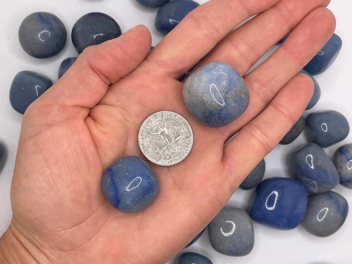 Blue Aventurine Tumble || Blue Aventurine Stone || Blue Aventurine Tumbled Stone