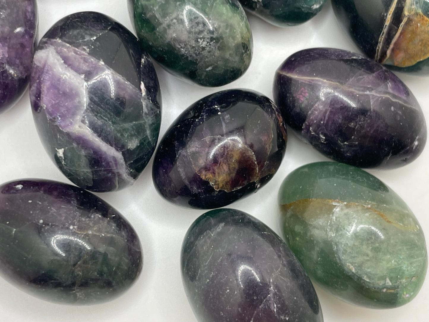 Fluorite Shiva Tumble || Fluorite Shiva Stone || Fluorite Shiva Tumbled Stone