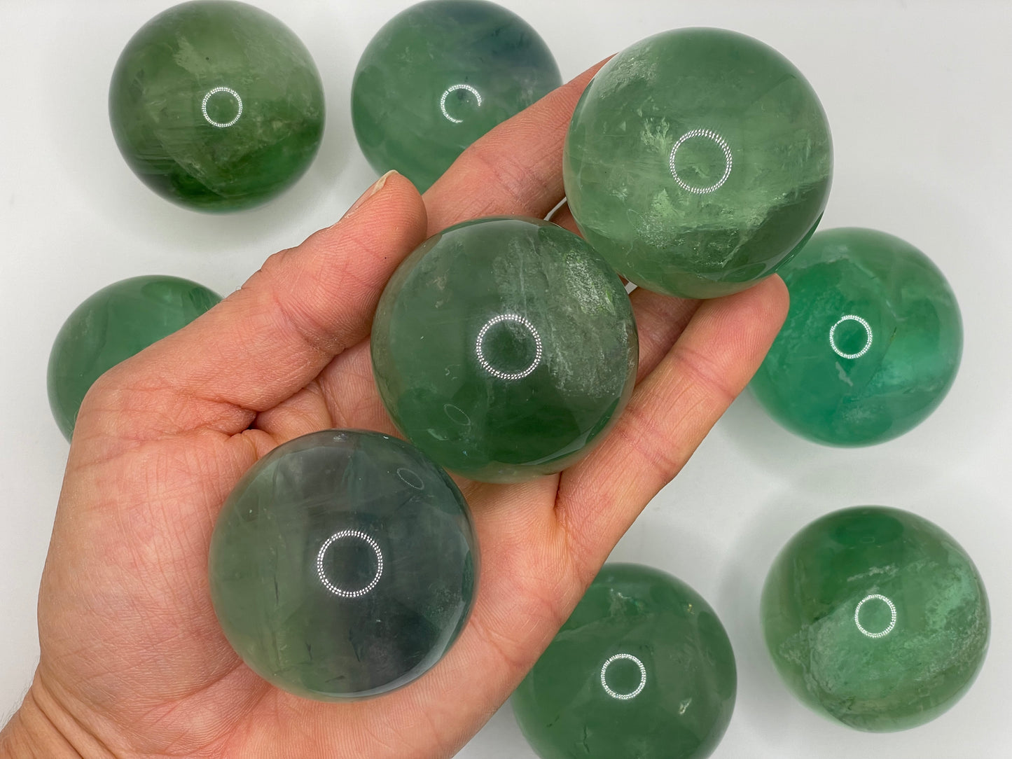 Green Fluorite Sphere || Fluorite Sphere || Green Fluorite Crystal