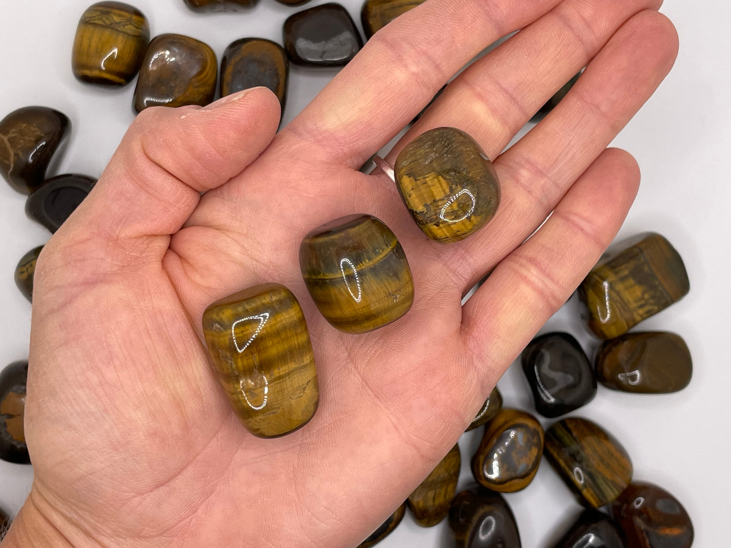 Tigers Eye Tumble || Tigers Eye Stone || Tigers Eye Tumbled Stone